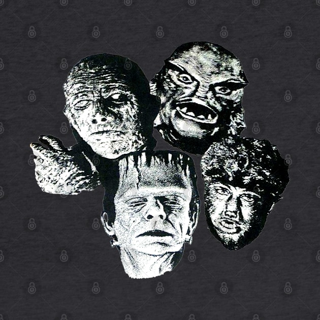 Frankenstein, Wolfman, The Mummy & Gill-Man by Pop Fan Shop